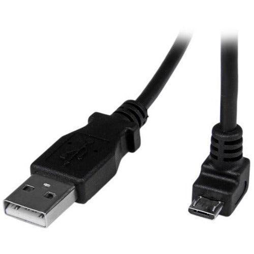 2m USB to Down Angle Micro USB Cable - Office Connect 2018