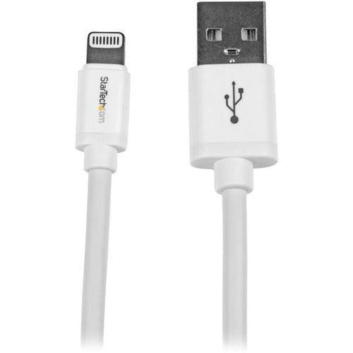 2m White 8-pin Lightning to USB Cable - Office Connect 2018