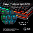 CORSAIR K95 RGB PLATINUM XT MECHANICAL RGB GAMING KEYBOARD CHERRY MX RGB BROWN - BLACK - Office Connect 2018