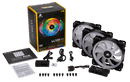 CORSAIR LL SERIES LL120 RGB 120MM DUAL LIGHT LOOP RGB LED PWM FAN 3 FAN PACK WITH LIGHTING NODE PRO CONTROLLER - Office Connect 2018