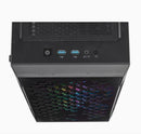 CORSAIR 220T RGB AIRFLOW TEMPERED GLASS MID-TOWER CASE - BLACK - Office Connect 2018