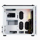 CORSAIR CRYSTAL SERIES 280X RGB TEMPERED GLASS M-ATX PC CASE - WHITE - Office Connect 2018