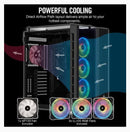 CORSAIR CRYSTAL SERIES 680X RGB HIGH AIRFLOW TEMPERED GLASS ATX CASE - BLACK - Office Connect 2018