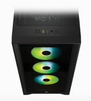 CORSAIR ICUE 4000X RGB TEMPERED GLASS MID-TOWER - BLACK - Office Connect 2018