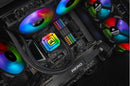 CORSAIR ICUE H100I ELITE CAPELLIX, 240MM RADIATOR, LIQUID CPU COOLER - Office Connect 2018