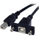 3 ft Panel Mount USB Cable B to B - F/M - Office Connect 2018