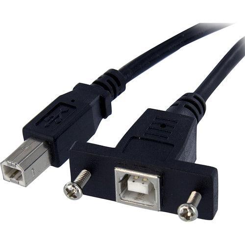 3 ft Panel Mount USB Cable B to B - F/M - Office Connect 2018