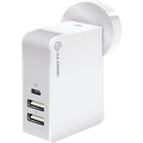 3 PORT USB-C & USB-A 45W WALL CHARGER - Office Connect 2018