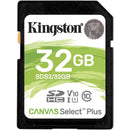 32GB SDHC CANVAS SELECT PLUS - Office Connect 2018
