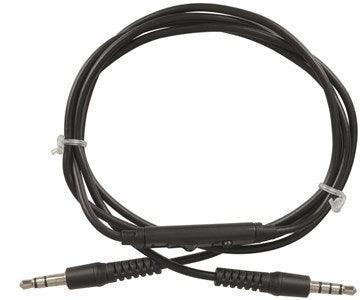 3.5mm Plug to Plug Cable with Microphone and Volume Control - 1m - Office Connect 2018