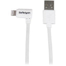 3ft Angled Lightning to USB Cable White - Office Connect 2018