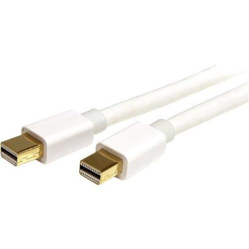 3m 10ft White Mini DisplayPort Cable M/M - Office Connect 2018