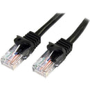3m Black Snagless UTP Cat5e Patch Cable. - Office Connect 2018