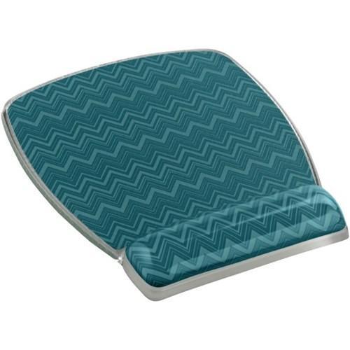 3M Mouse Pad Designer with Gel Wrist Rest MW308-GR Chevron - Office Connect 2018