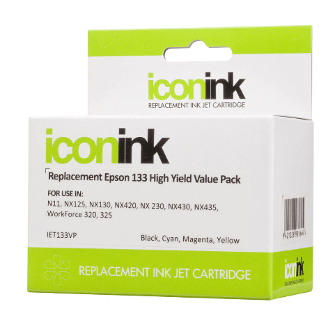 Icon Compatible Epson 133 B/C/M/Y Value Pack - Office Connect