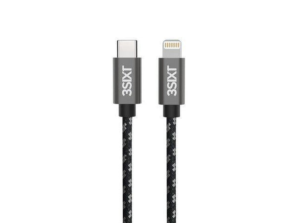 3sixT BLACK Cable - USB-C to Lightning - 30cm - Office Connect 2018