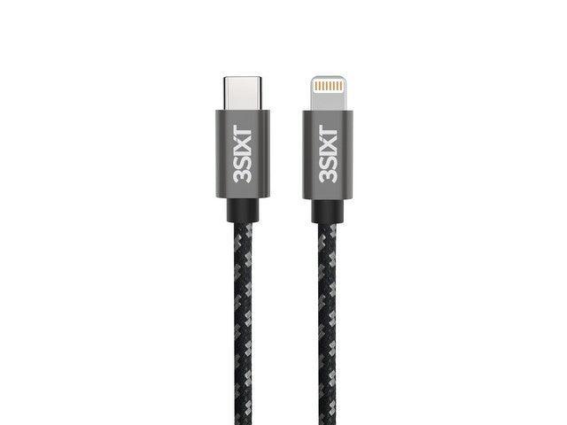 3sixT BLACK Cable - USB-C to Lightning - 30cm - Office Connect 2018