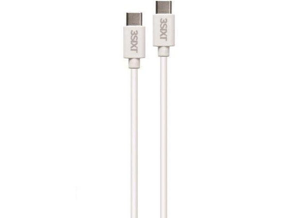 3sixT Charge & Sync Cable - USB-C to USB-C - 1m - White - Office Connect 2018
