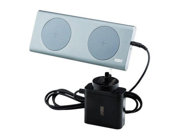 3sixT Qi Wireless Aluminium 2 x 15W Charge Pad - Office Connect 2018