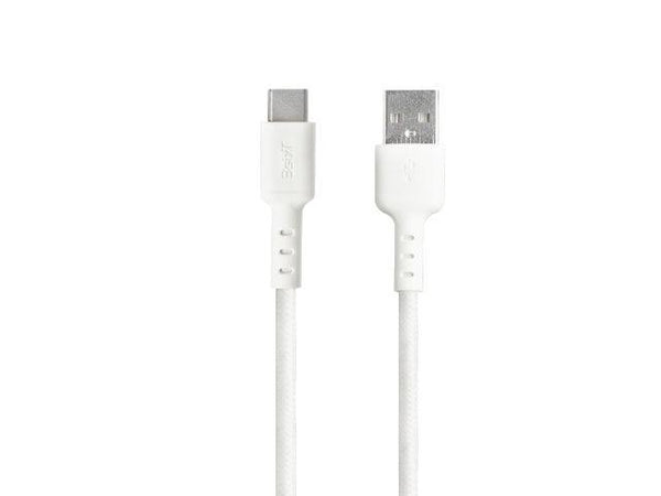 3sixT Tough USB-A to USB-C (v2.0) Cable 1.2m - White - Office Connect 2018