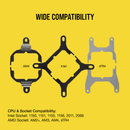 CORSAIR iCUE H100I RGB PRO XT 240mm RADIATOR DUAL 120mm PWM FANS SOFTWARE CONTROL LIQUID CPU COOLER - Office Connect 2018