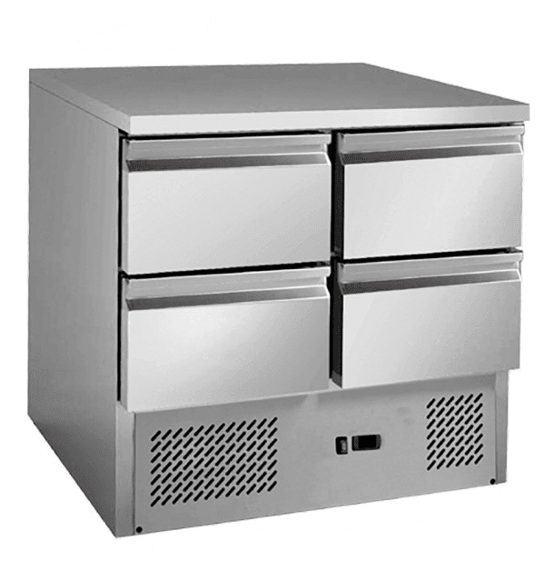 4 drawers S/S benchtop fridge - GNS900-4D - Office Connect 2018