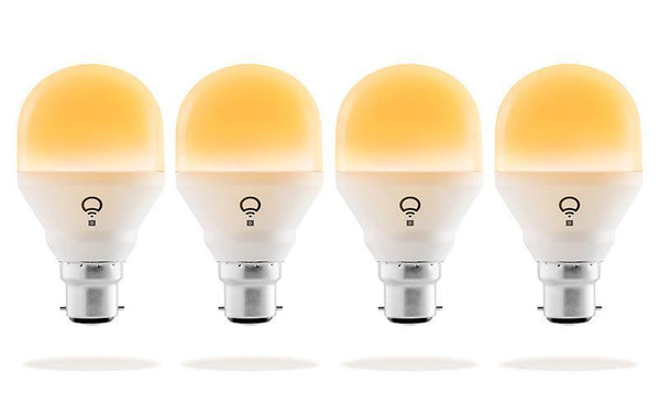 4 Pack LIFX Mini Day & Dusk WiFi LED Light Bulb B22 Socket - Office Connect 2018