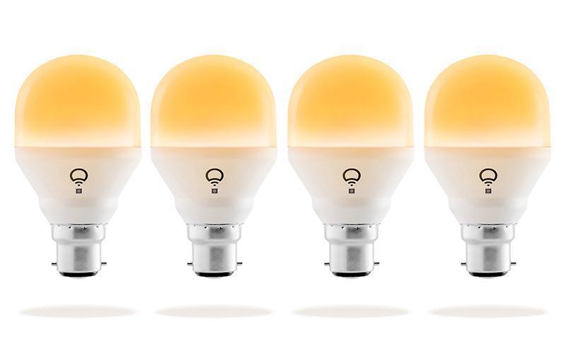 4 Pack LIFX Mini Day & Dusk WiFi LED Light Bulb B22 Socket - Office Connect 2018