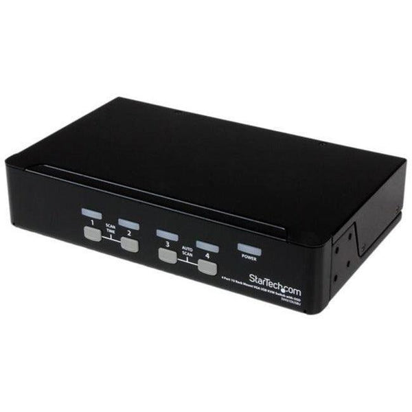 4 Port 1U Rackmount USB KVM Switch - Office Connect 2018