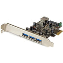 4 Port PCI Express USB 3.0 Card - 3 + 1 - Office Connect 2018