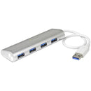 4 Port Portable USB 3.0 Hub - Aluminum - Office Connect 2018