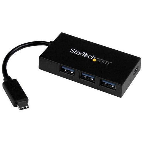 4 Port USB 3.0 Hub w/ USB-C & Power Adap - Office Connect 2018