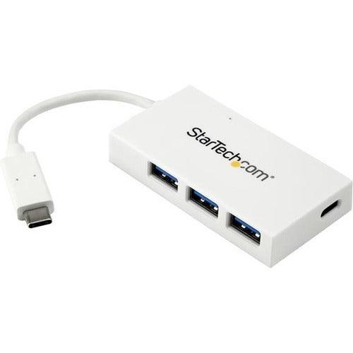 4 Port USB C Hub - 1x USB C & 3x USB A - Office Connect 2018