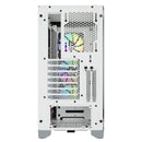 CORSAIR ICUE 4000X RGB TEMPERED GLASS MID-TOWER - WHITE - Office Connect 2018