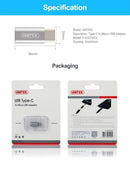 UNITEK USB Type-C Male to Micro USB Female Adaptor. - Office Connect