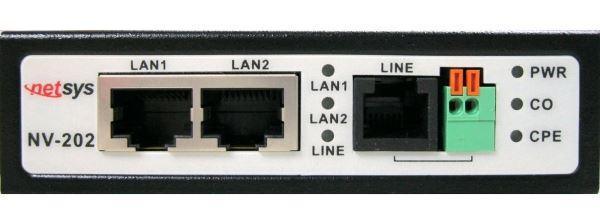 NETSYS VDSL2 LAN Extender. 100Mbps symmetric LAN bridge - Office Connect