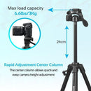 PROMATE 3-Way Precision Head Tripod . 53~150cm Height - Office Connect