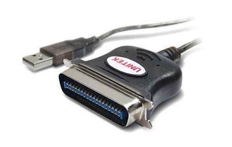 UNITEK 1.5m USB to IEEE1284 Parallel Adapter (Centronic - Office Connect