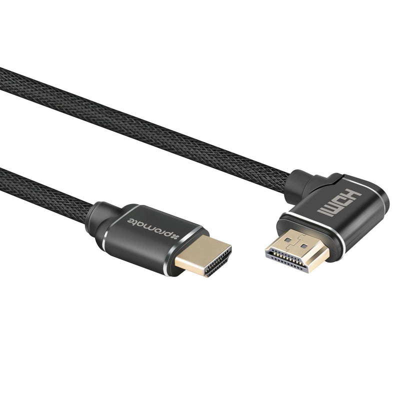 PROMATE 1.5m 4K HDMI cable. Right Angle, 4K Ultra - Office Connect