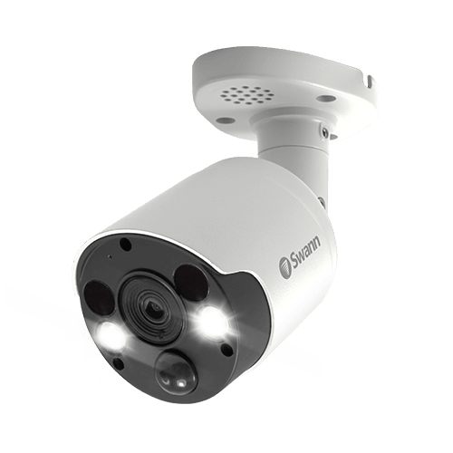 4K Thermal Sensing Spotlight Bullet IP Security Camera - NHD-887MSFB - Office Connect 2018