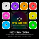 CORSAIR QL140 RGB 140MM RGB LED FAN DUAL PACK WITH LIGHTING NODE CORE - WHITE BODY - Office Connect 2018