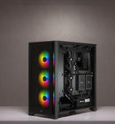 CORSAIR ICUE 4000X RGB TEMPERED GLASS MID-TOWER - BLACK - Office Connect 2018