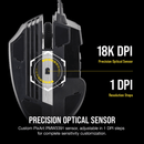 CORSAIR GAMING SCIMITAR ELITE RGB 18000 DPI MOBA/MMO OPTICAL PC GAMING MOUSE - BLACK - Office Connect 2018