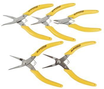 5 Piece Stainless Steel Tool Set 4 Pliers and 1 Cutter - Office Connect 2018