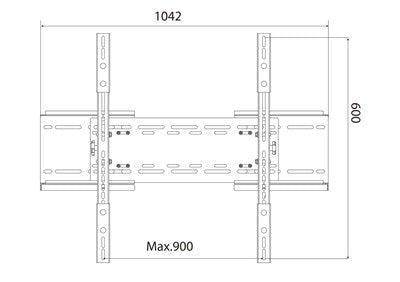 50-100 Inch LCD Monitor Wall Mount Bracket with Tilt - Office Connect 2018