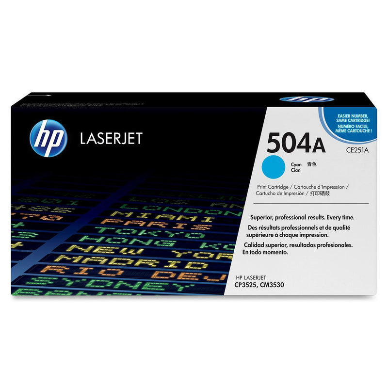 504A CYAN LJ TONER CART CE251A. - Office Connect 2018