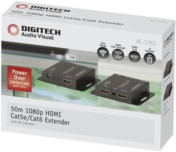 50m 1080p HDMI Cat5e/Cat6 Extender with Infrared - Office Connect 2018