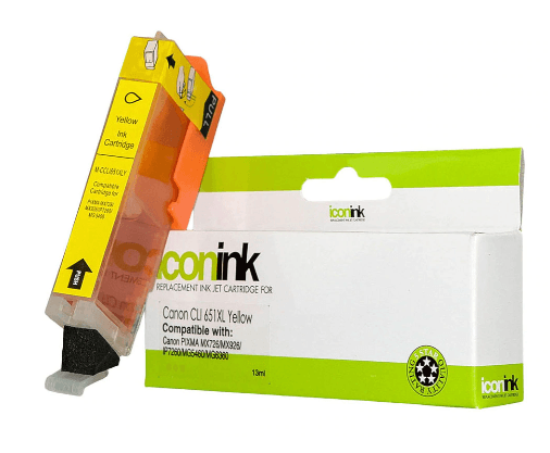 Icon Compatible Canon CLI-651XL Yellow Ink Cartridge - Office Connect
