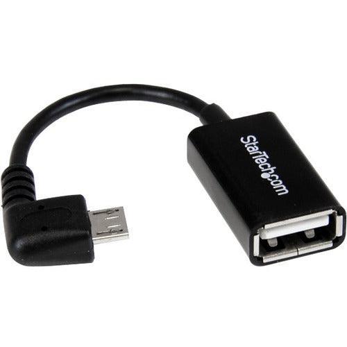5in Right Angle Micro USB OTG Adapter - Office Connect 2018