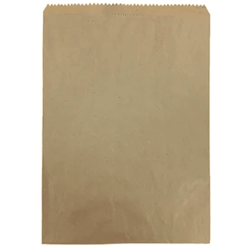 #6 Flat Brown Paper Bags